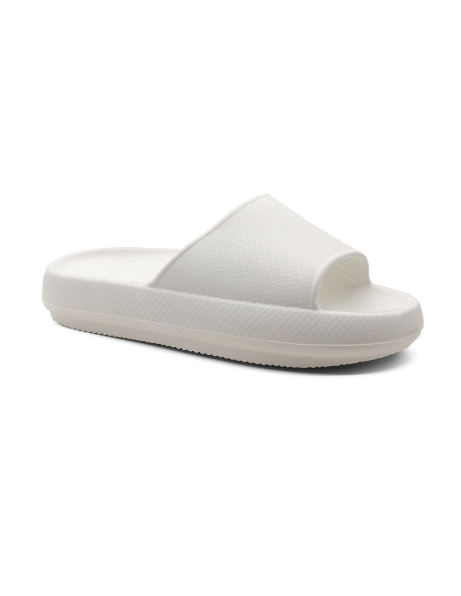 Sandalias de piso  Exterior Sintético Color Blanco Para Mujer De RBBASICS