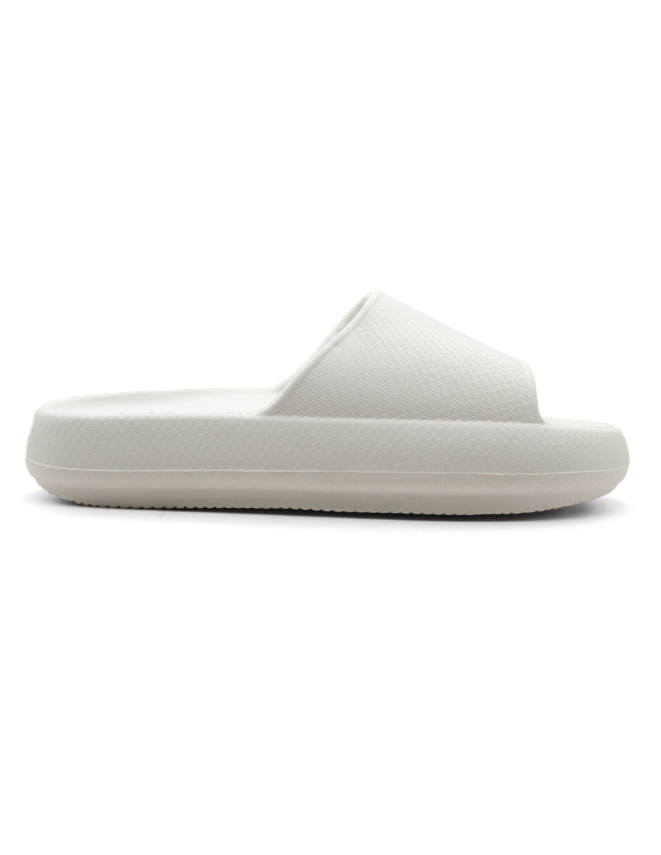 Sandalias de piso  Exterior Sintético Color Blanco Para Mujer De RBBASICS