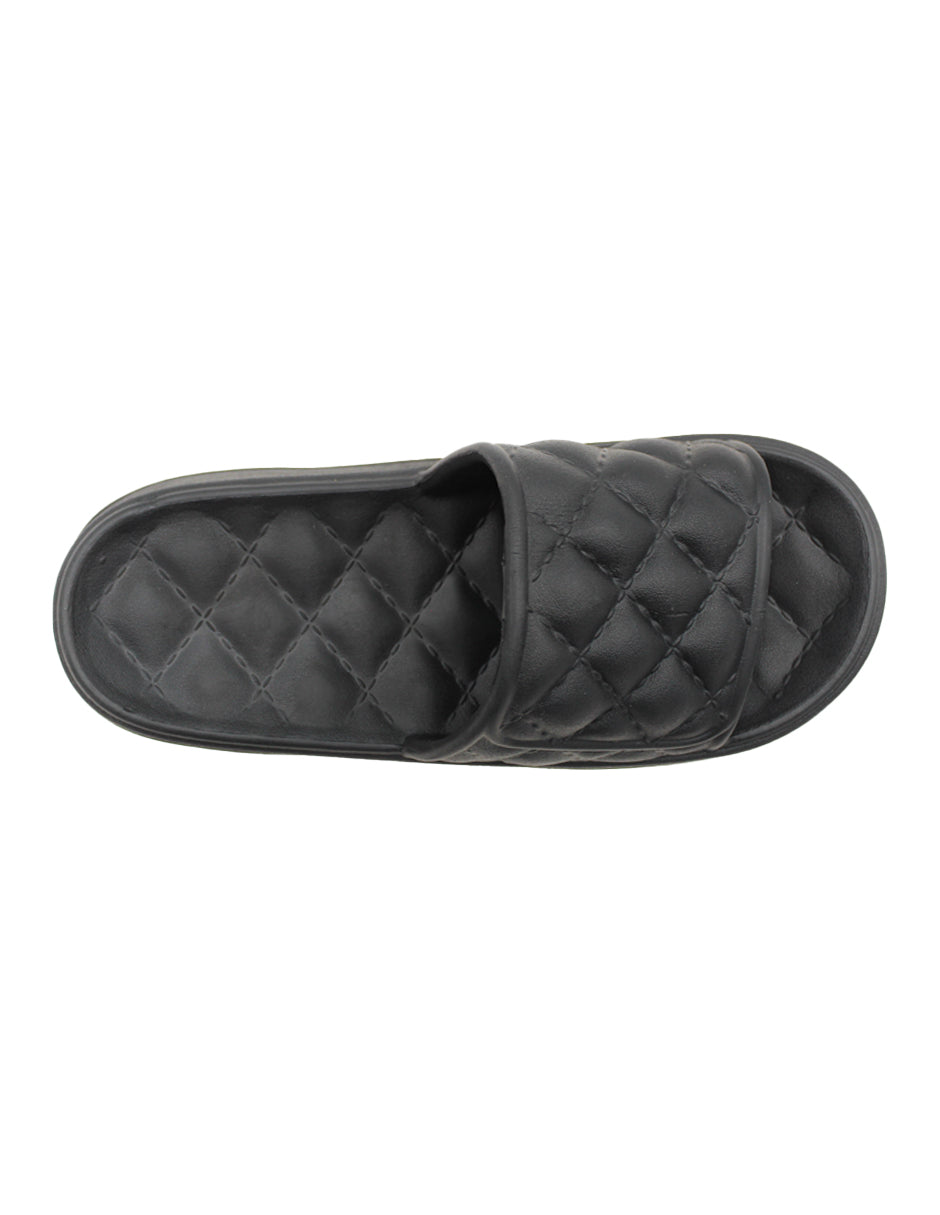 Sandalias de piso Exterior Sintético Color Negro Para Mujer De RBBASICS