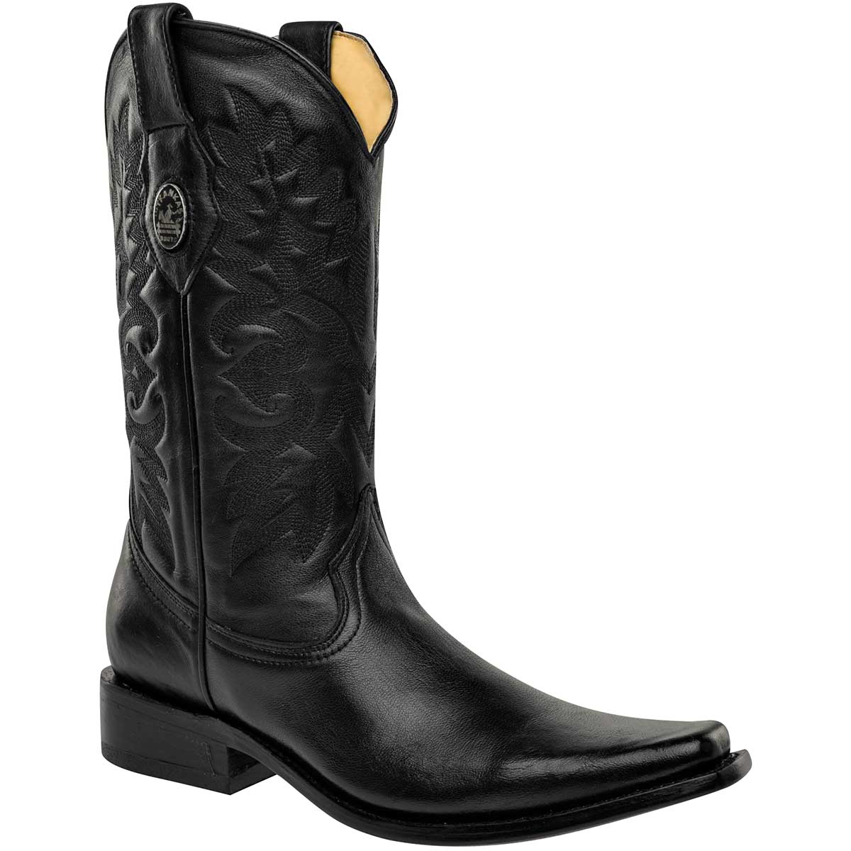 Botas western Exterior Piel Color Negro Para Hombre De Trankas Boots