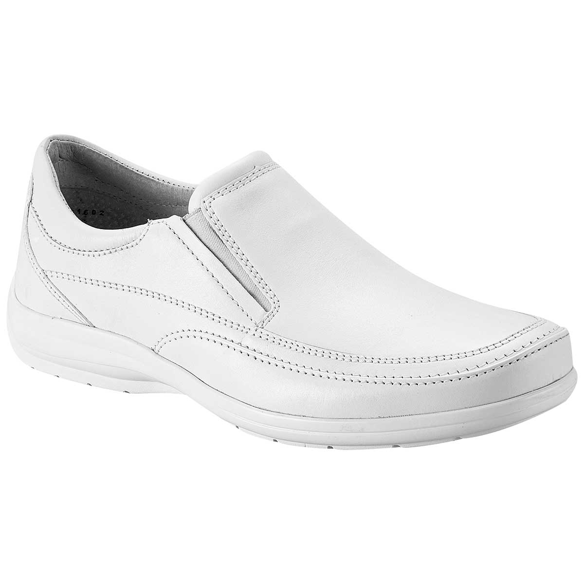 Zapatos confort y diabetico Exterior Piel Color Blanco Para Hombre De Flexi