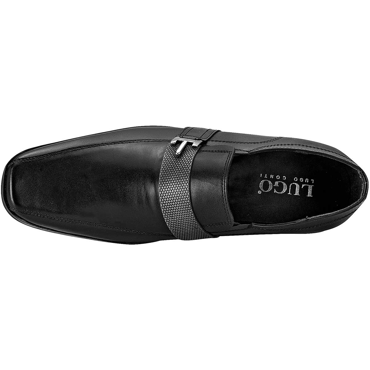 Zapatos de vestir Exterior Piel Color Negro Para Hombre De Lugo Conti