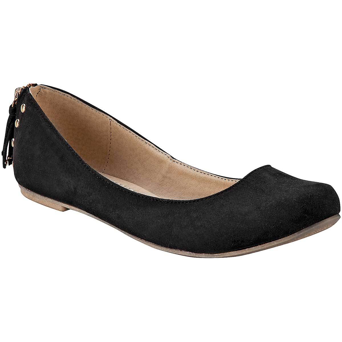 Flats puntales Exterior Piel sintetica Color Negro de Rumores