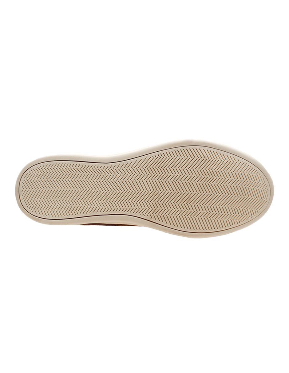 Tenis tipo deportivo  Exterior Sintético Color Café Para Hombre De RBCOLLECTION