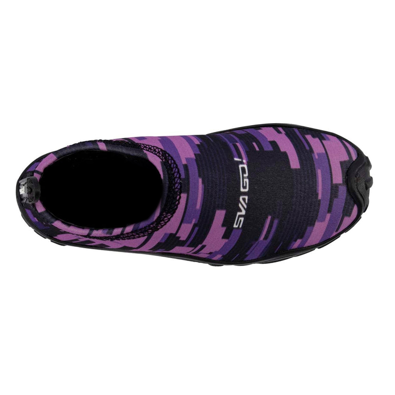 Zapato Acuático Para Niños Modelo Camuflaje Morado