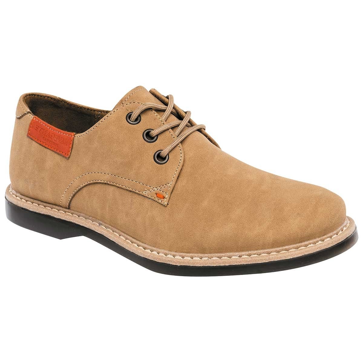 Oxfords Exterior Sintético Color Beige  Para Hombre De Navegante