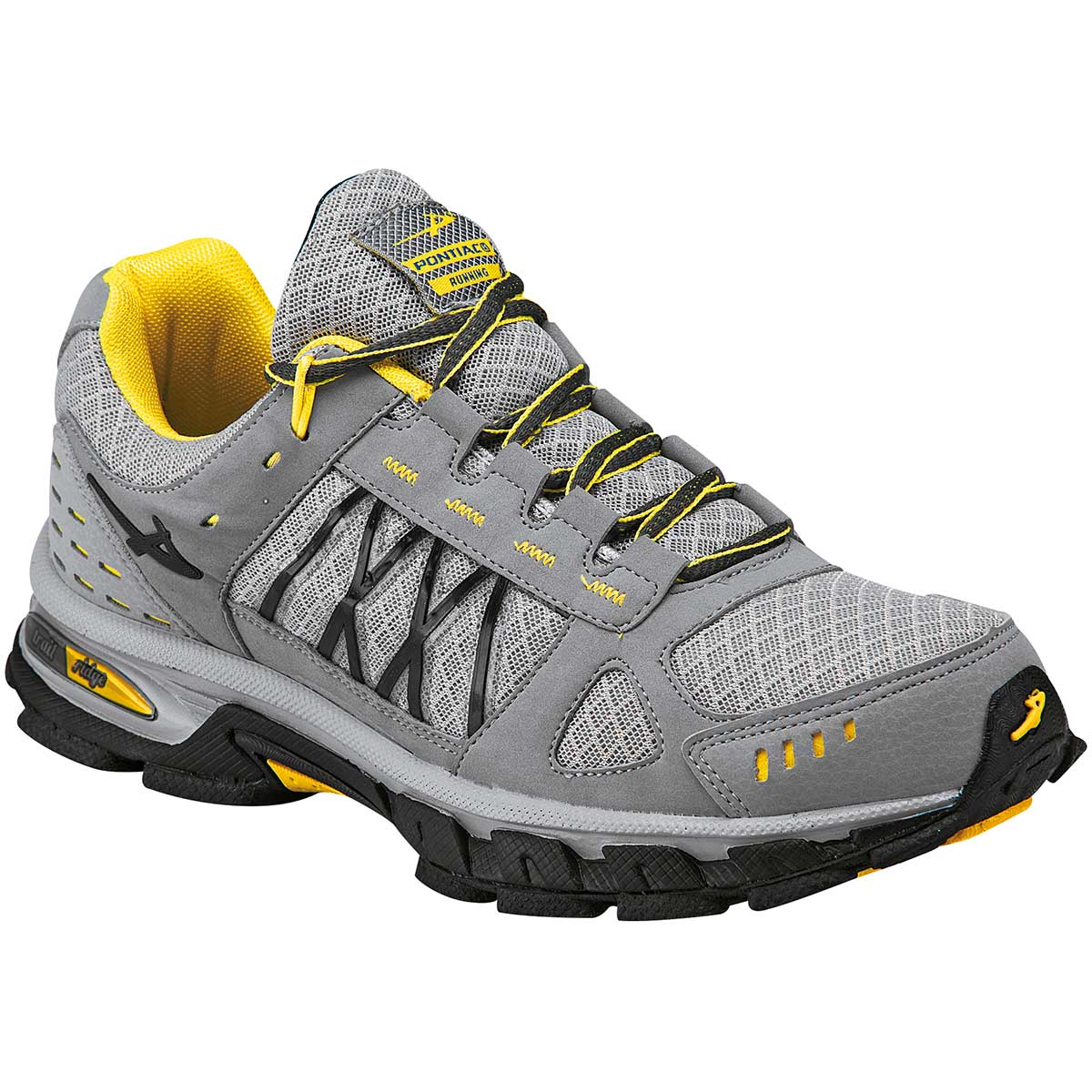 Botas hiking Exterior Textil Color Gris Con Amarillo Para Hombre De Pontiac