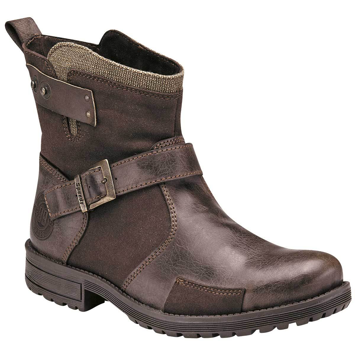 Botas casuales Exterior Piel sintetica Color Cafe de Romanos