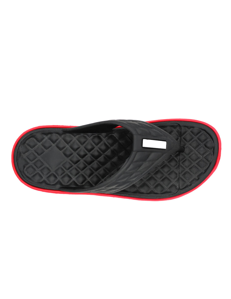 Sandalias de piso Exterior Sintético Color Negro Para Hombre De RBBASICS