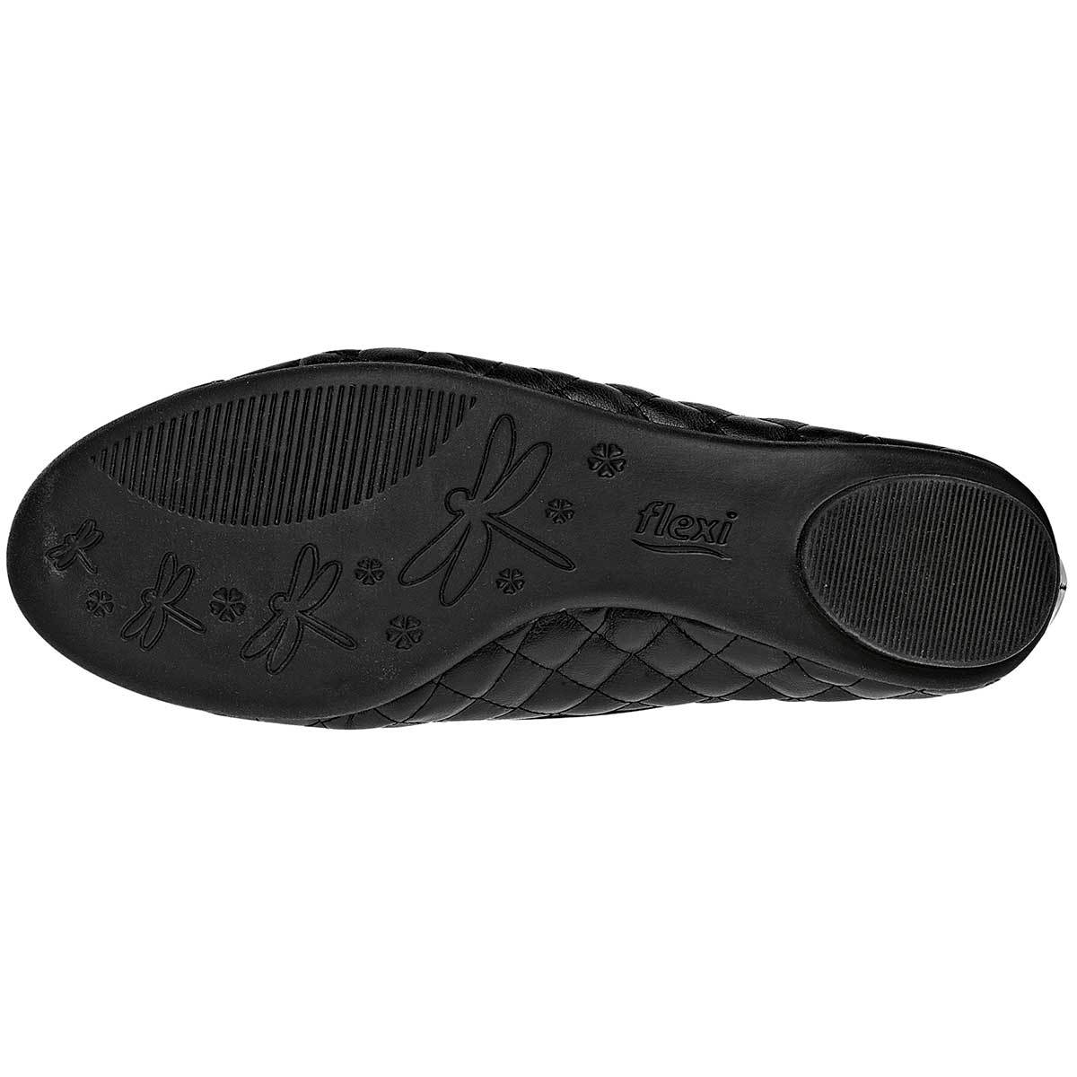 Flats clasicas Exterior Piel sintética Color Negro de Flexi