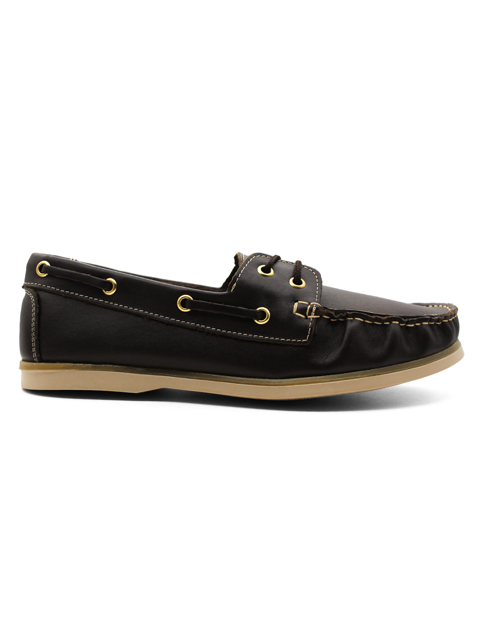 Mocasines Exterior Piel Color Café Para Hombre De RBCOLLECTION