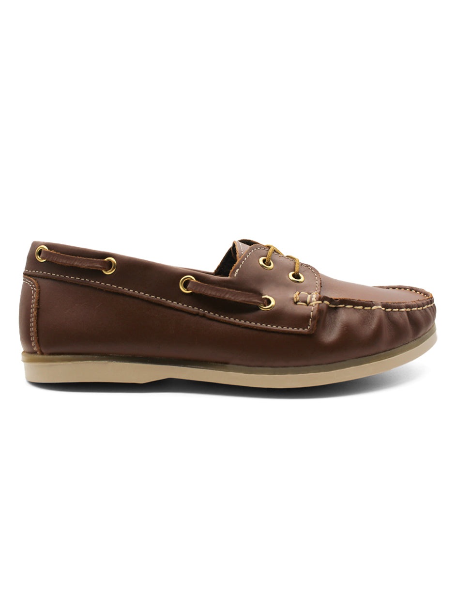 Mocasines Exterior Piel Color Café Para Hombre De RBCOLLECTION