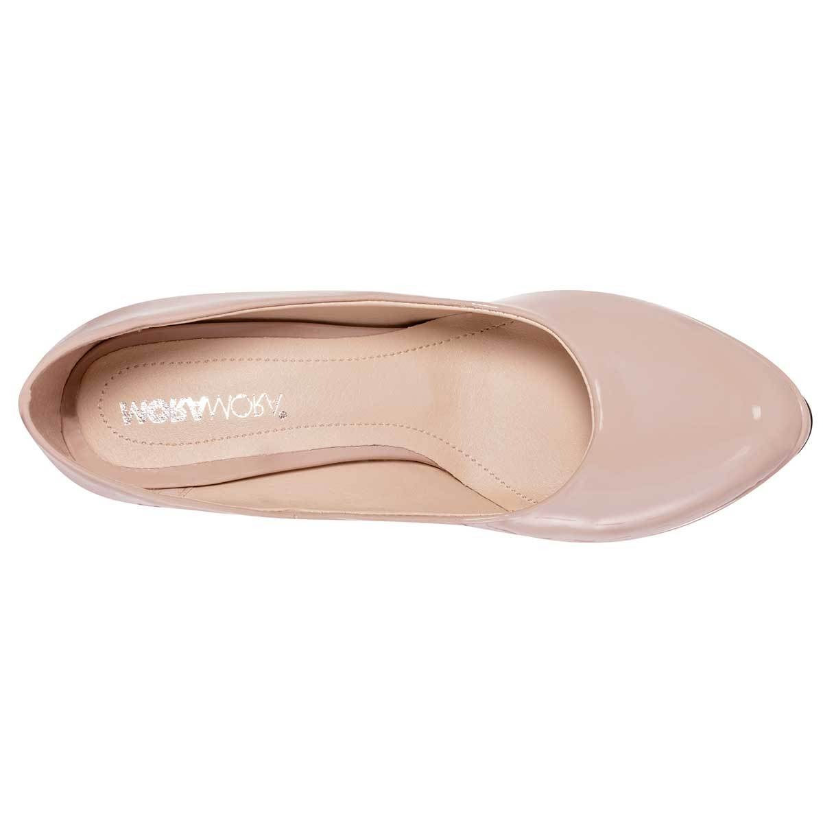 Zapatillas Exterior Sintético Color Beige Para Mujer De Moramora