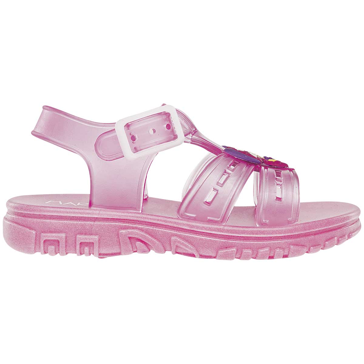 Sandalias Exterior Sintético Color Rosa Para Niña De Sideletas