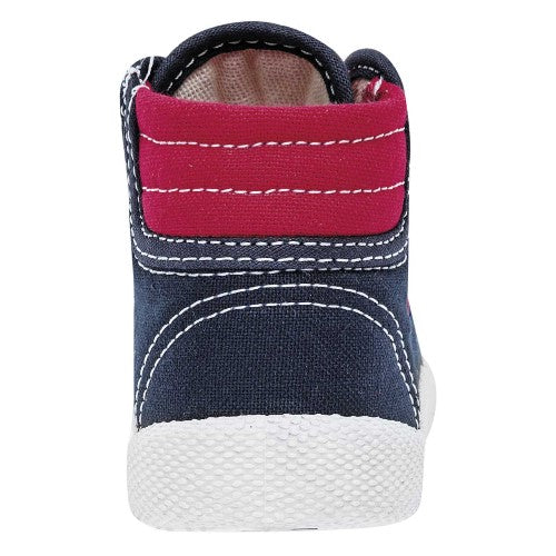 Zapatos recién nacido Exterior Textil Color Marino Con Rojo Para Niño De RBCOLLECTION