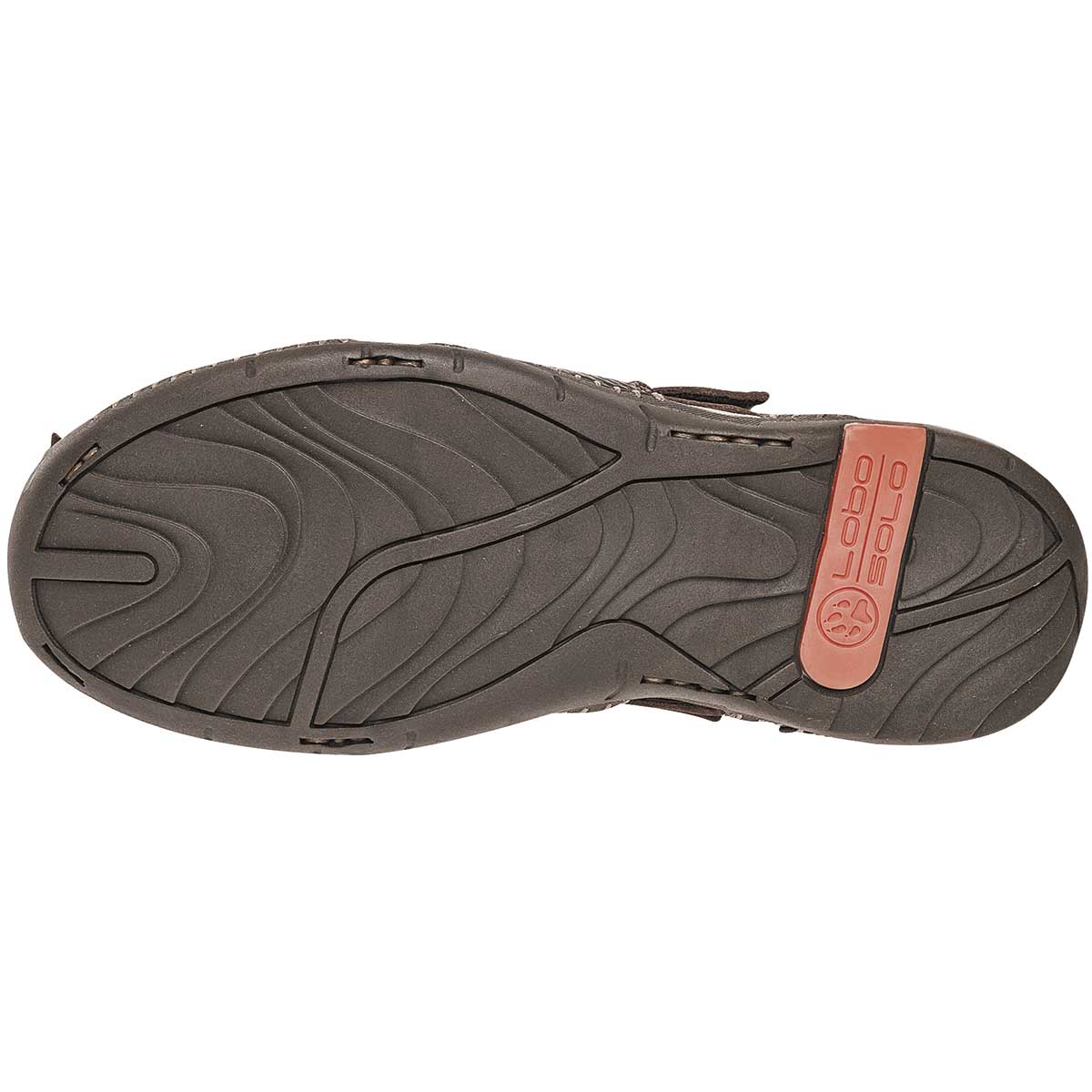 Sandalias Exterior Piel Color Café Para Hombre De Lobo Solo