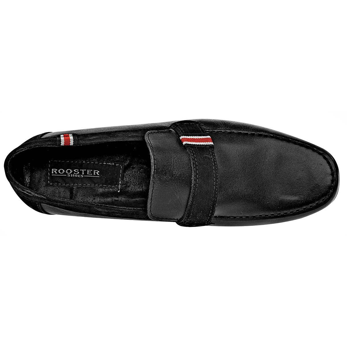 Mocasines y drivers Exterior Piel Color Negro de Rooster