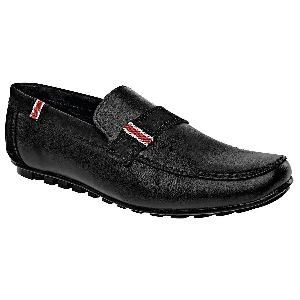 Mocasines y drivers Exterior Piel Color Negro de Rooster