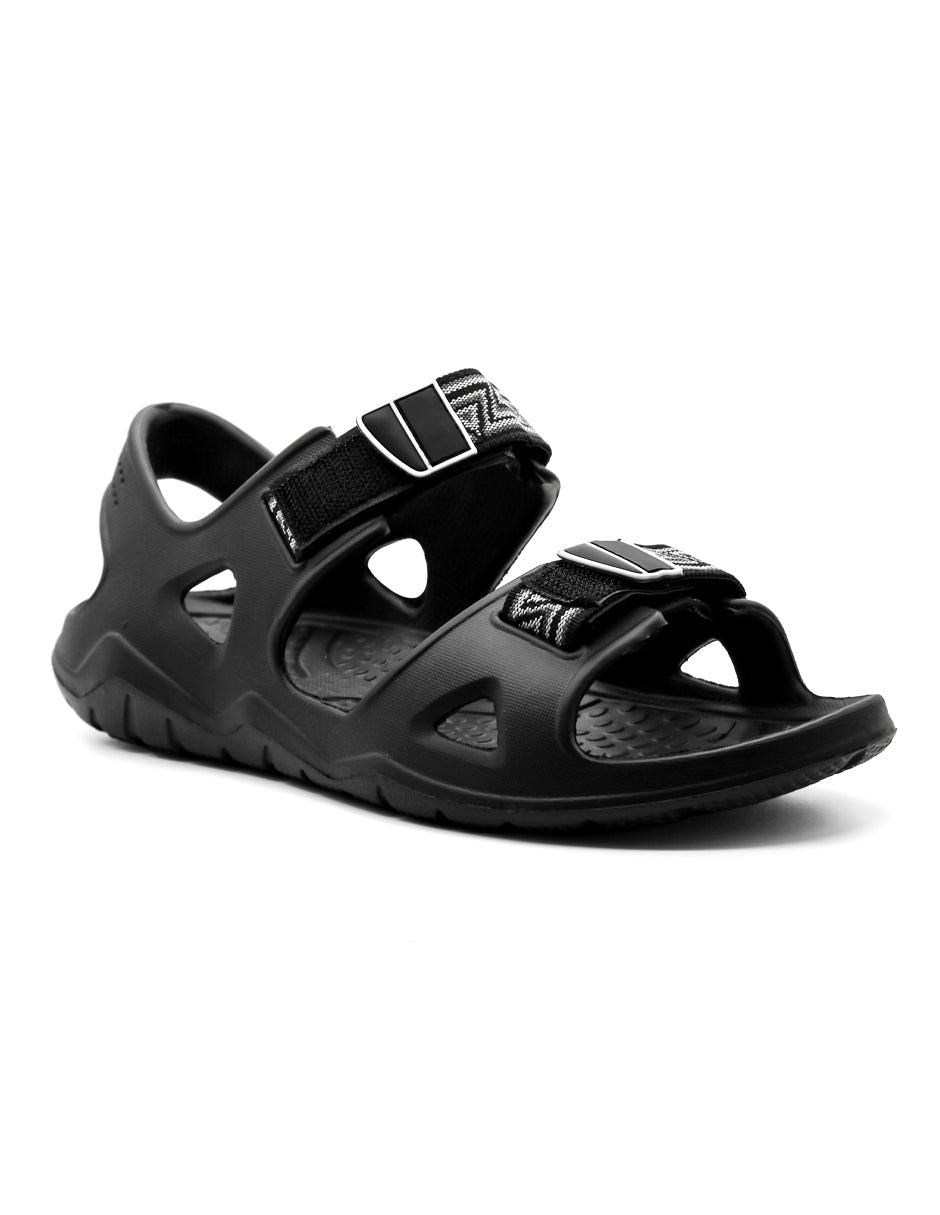 Sandalias de piso Exterior Sintético Color Negro Para Hombre De RBBASICS