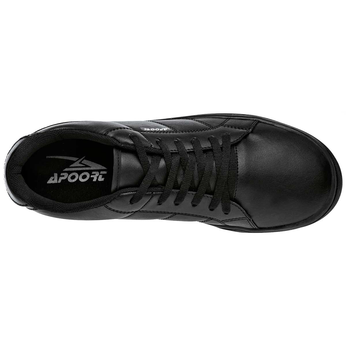 Tenis con cordones Exterior Sintético Color Negro Para Hombre De Apoort