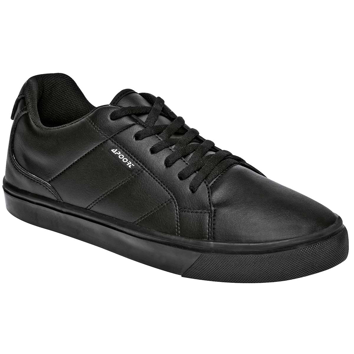 Tenis con cordones Exterior Sintético Color Negro Para Hombre De Apoort