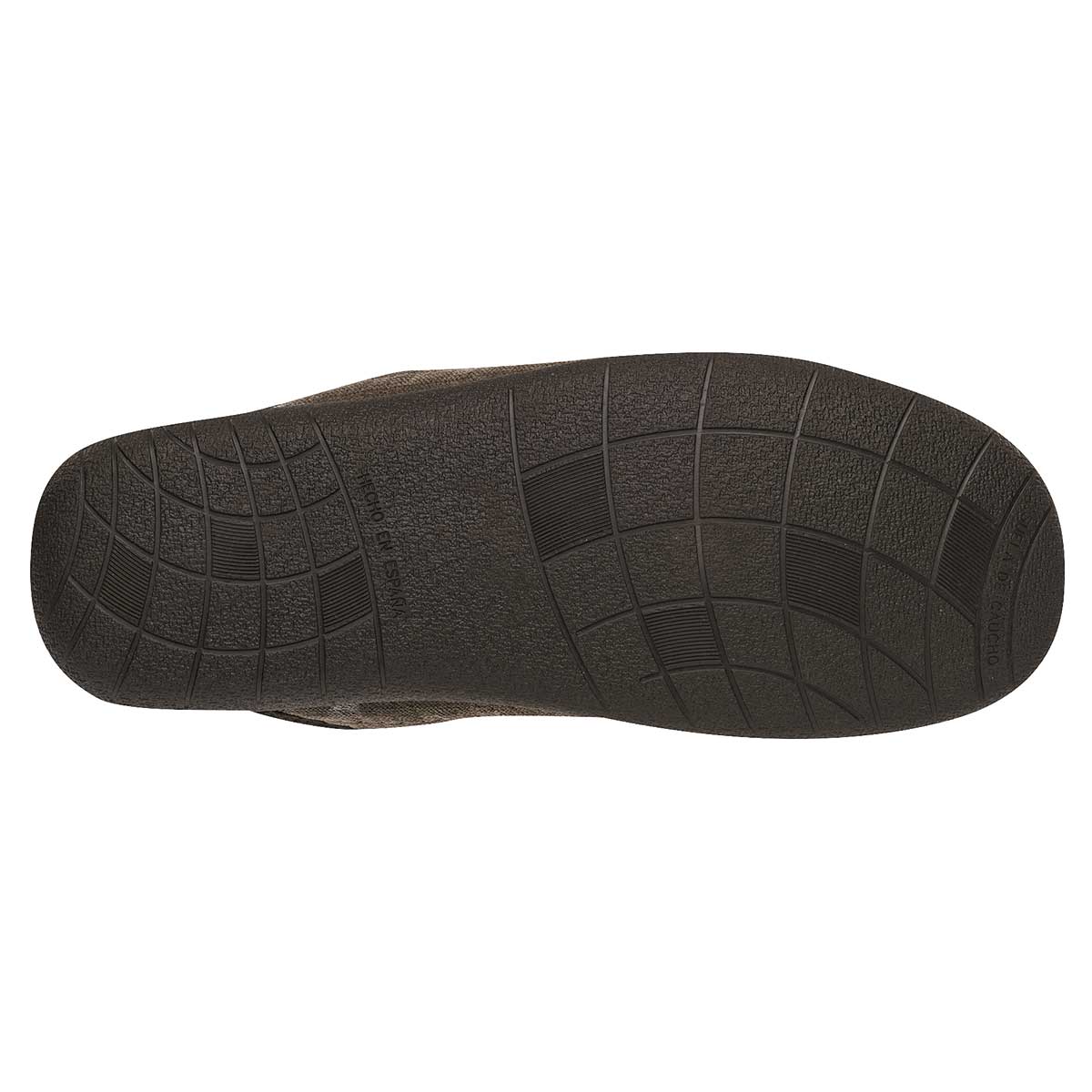 Pantuflas Exterior Textil Color Café Para Hombre De RBCOLLECTION