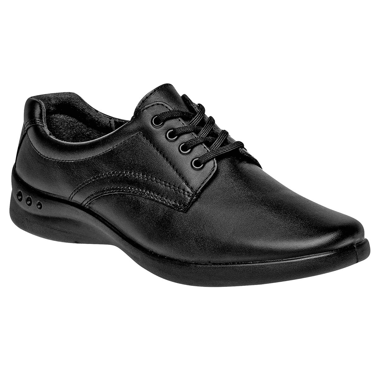 Zapatos confort y diabético Exterior Piel Color Negro Para Mujer De Flexi