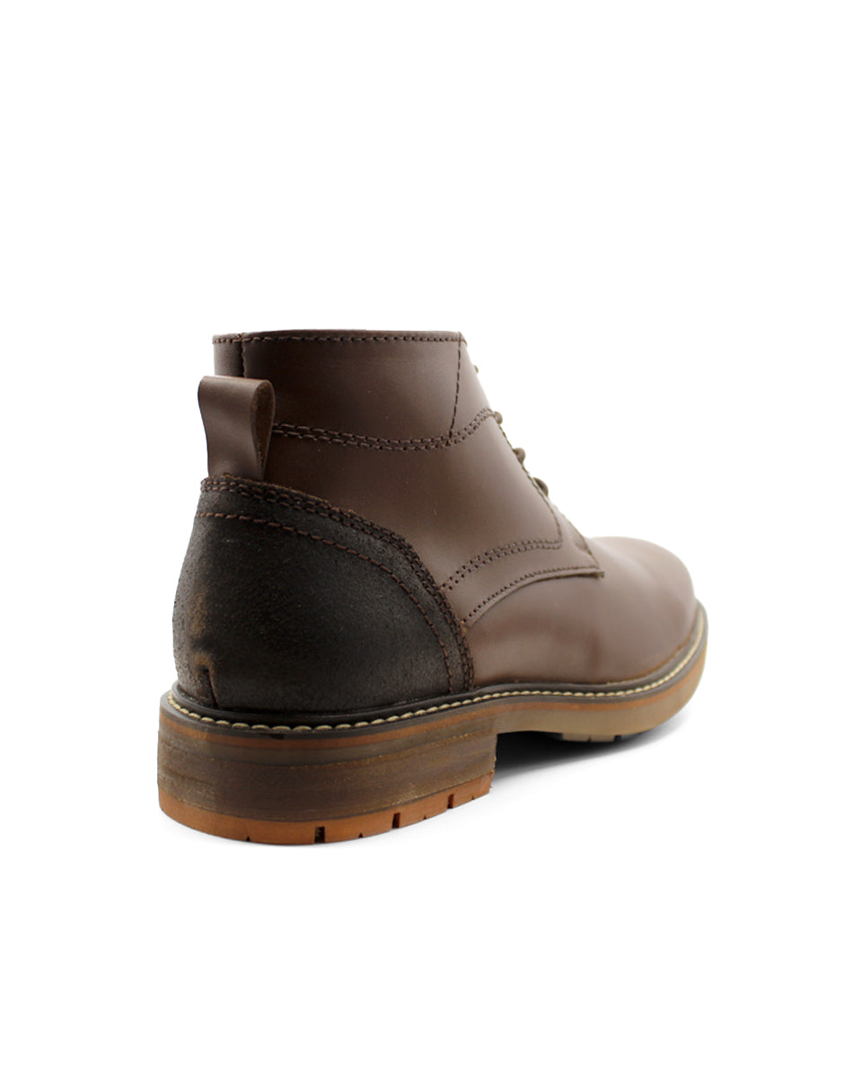 Botas Casuales Exterior Piel Color Café Para Hombre De RBCOLLECTION