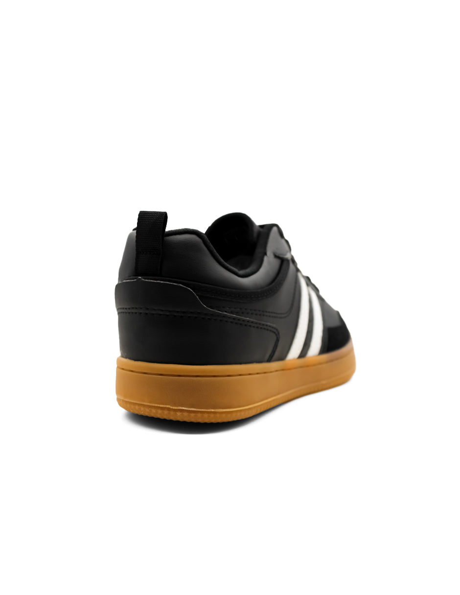 Tenis con cordones Exterior Sintético Color Negro Para Hombre De RBCOLLECTION