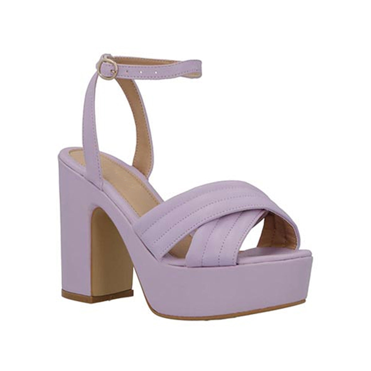 Sandalias con tacón Exterior Piel sintética Color Lila Para Mujer De RBCOLLECTION