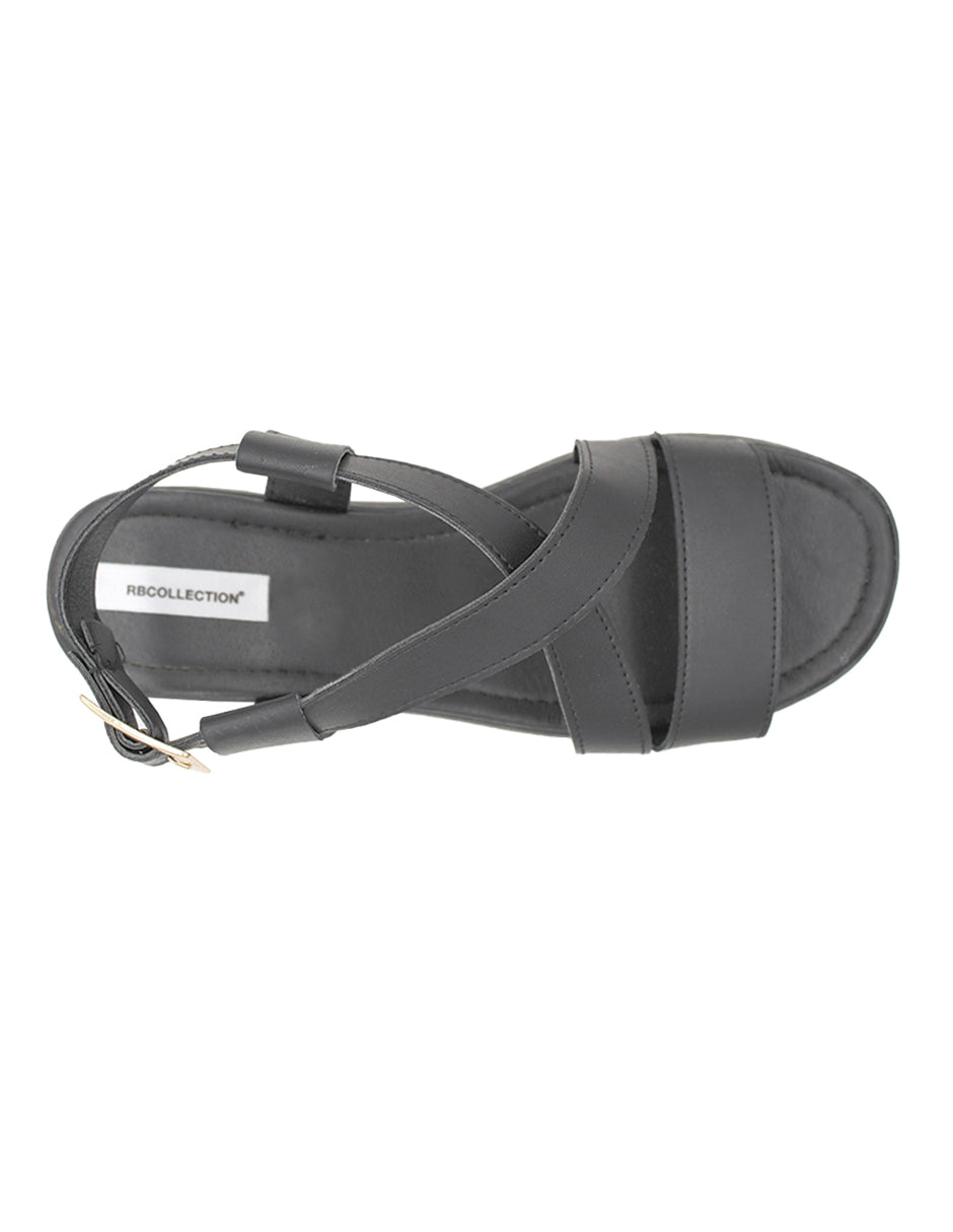 Sandalias con plataforma Exterior Sintético Color Negro Para Mujer De RBCOLLECTION