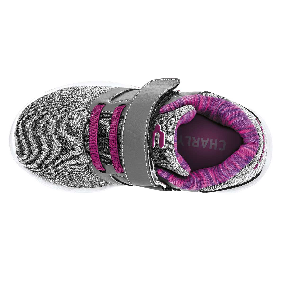 Tenis deportivos Exterior Sintético Color Gris Para Niña De Charly