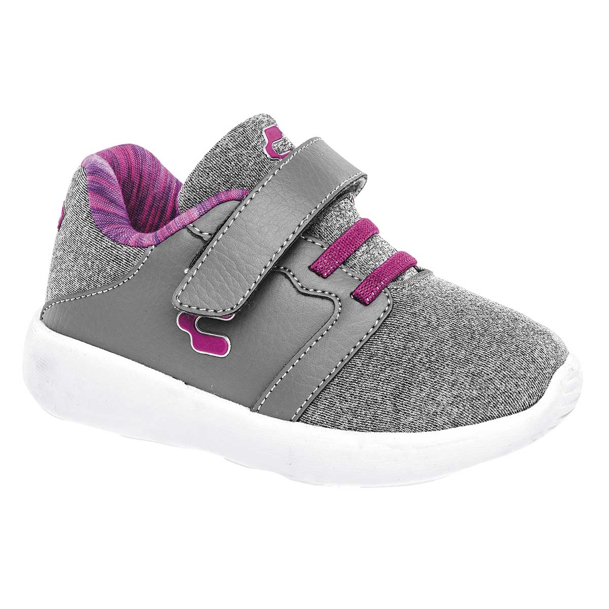 Tenis deportivos Exterior Sintético Color Gris Para Niña De Charly