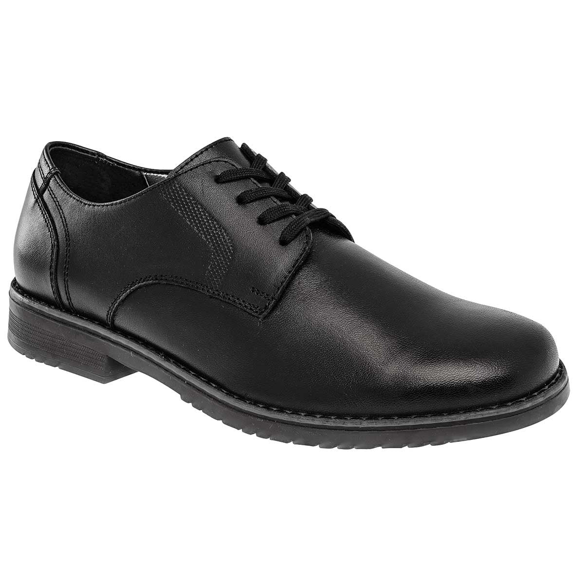 Zapato Oxfords Exterior Piel Color Negro Para Mujer De Flexi