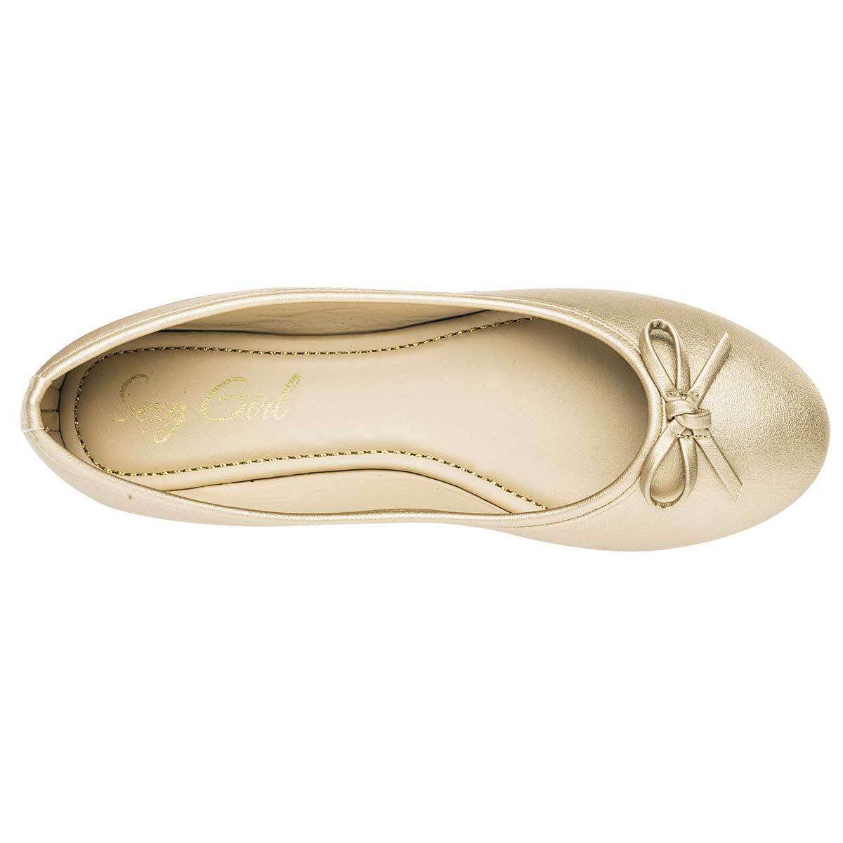 Flats clasicas Exterior Textil Color Oro de Sexy Girl