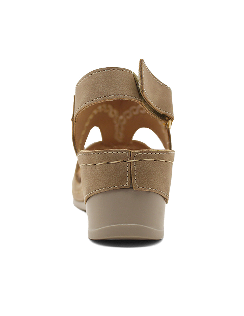 Sandalias con plataforma Exterior Sintético Color Beige  Para Mujer De RBCOLLECTION