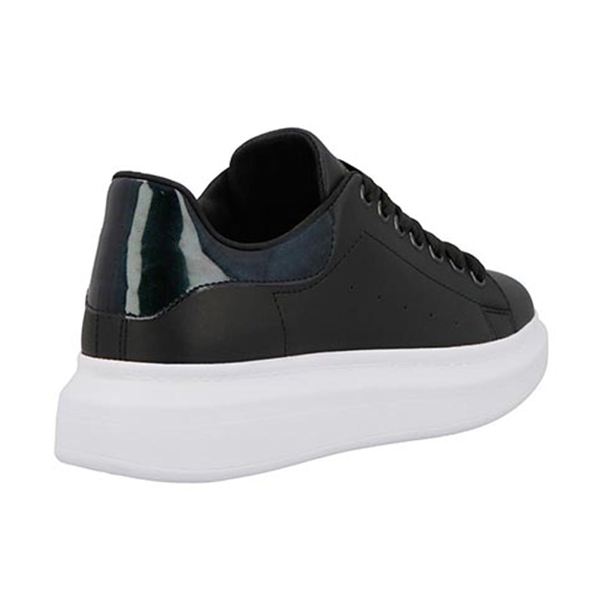 Tenis con cordones Exterior Piel sintética Color Negro Para Mujer De RBCOLLECTION