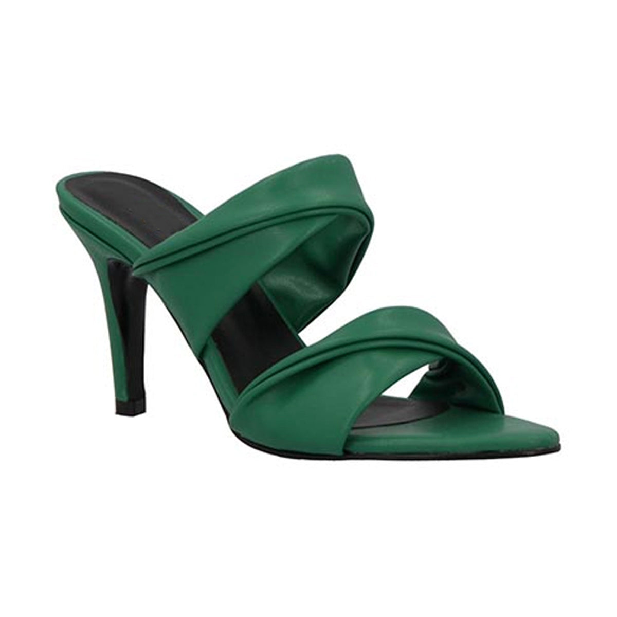 Sandalias con tacón Exterior Piel sintética Color Verde Para Mujer De RBCOLLECTION
