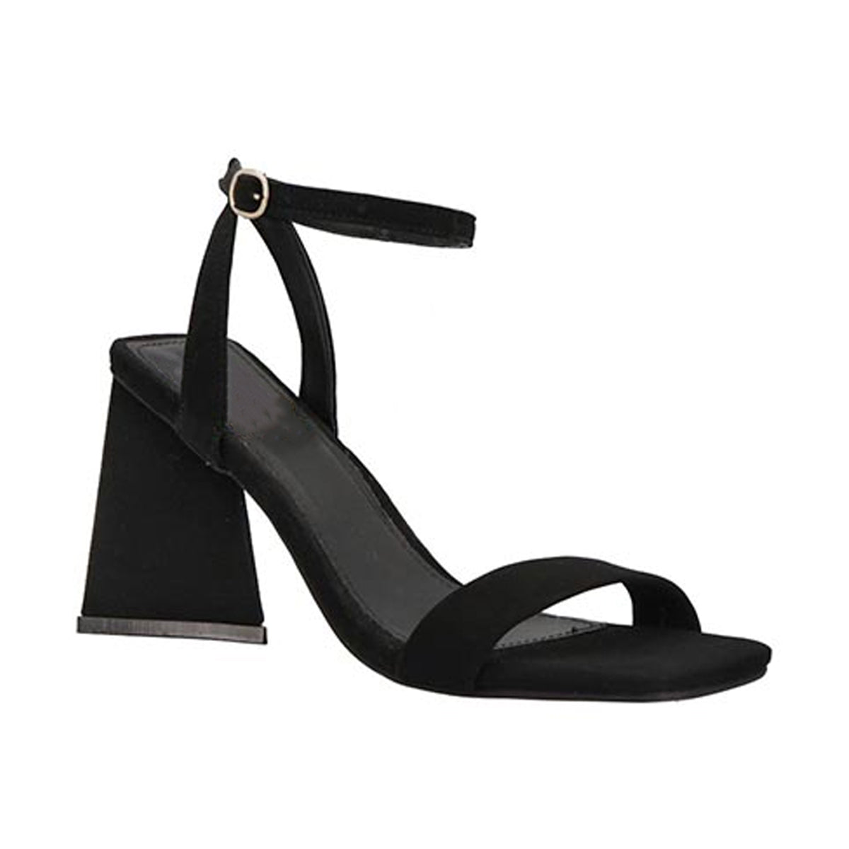 Sandalias con tacón Exterior Gamuza sintética Color Negro Para Mujer De RBCOLLECTION