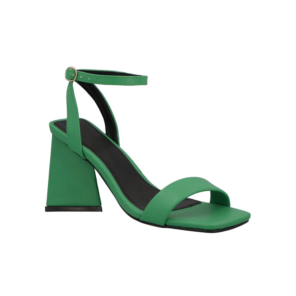Sandalias con tacón Exterior Piel sintética Color Verde Para Mujer De RBCOLLECTION