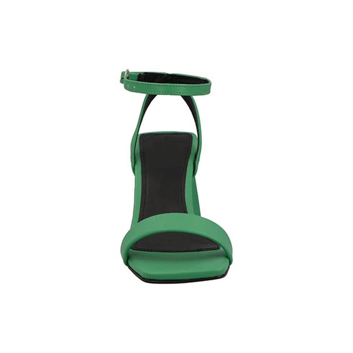 Sandalia con tacón Exterior Piel sintética Color Verde Para Mujer De RBCOLLECTION