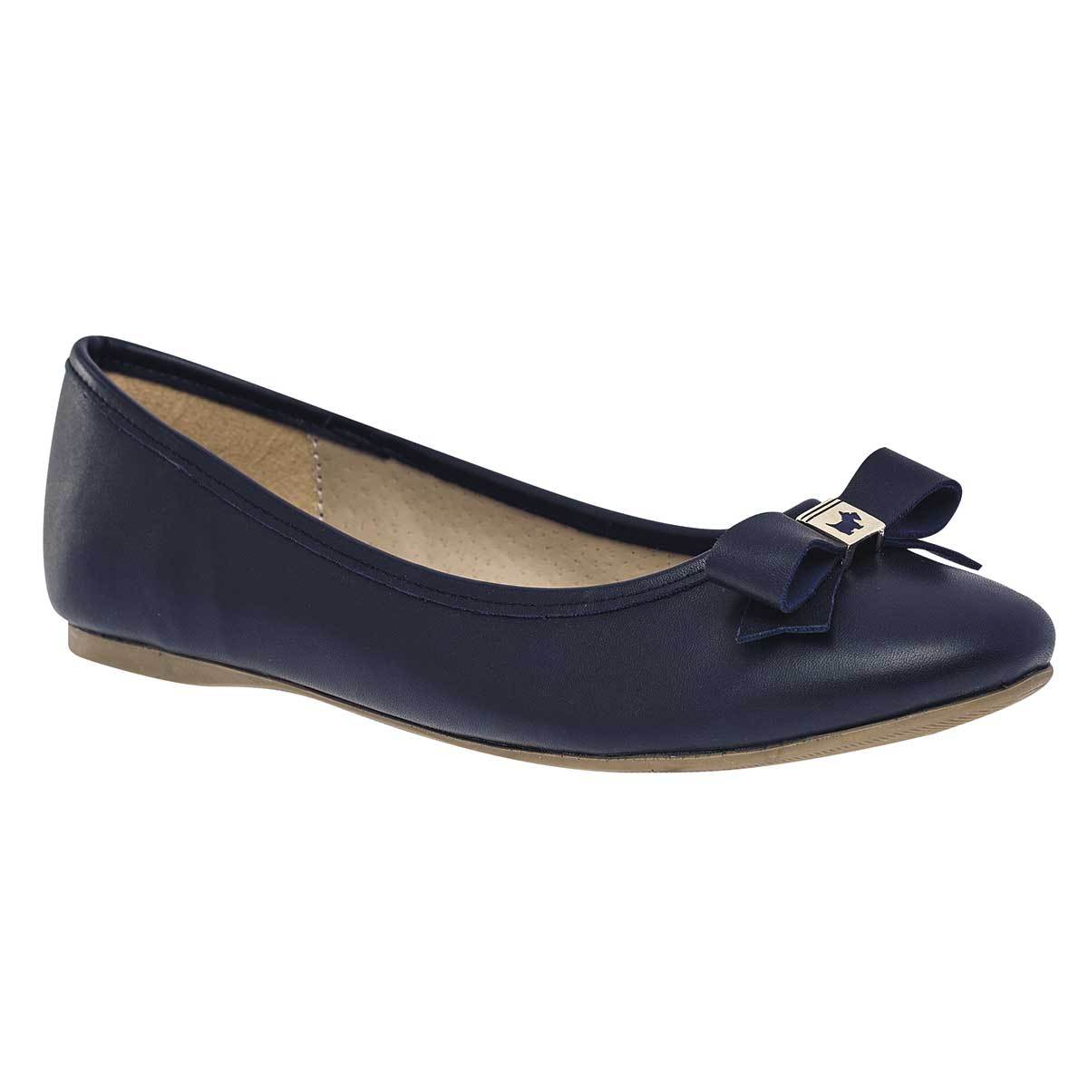 Flats clasicas Exterior Piel sintetica Color Marino de Ferrioni