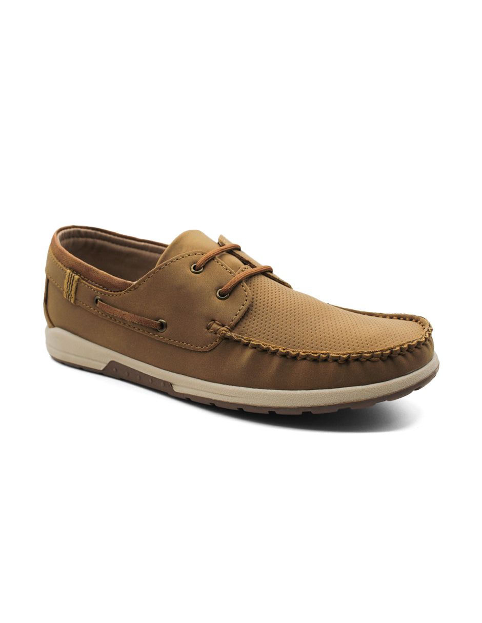 Mocasines Exterior Piel Color Café Para Hombre De RBCOLLECTION