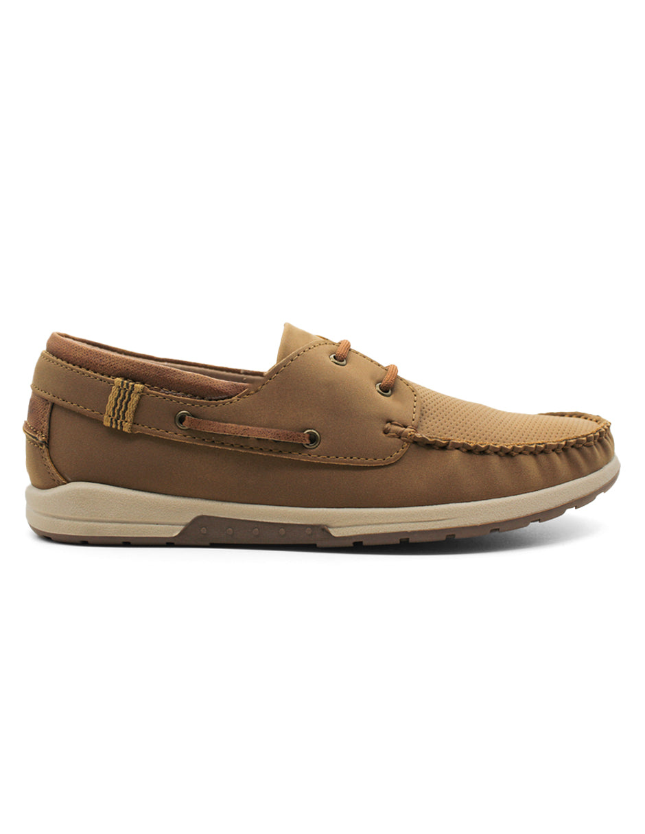 Mocasines Exterior Piel Color Café Para Hombre De RBCOLLECTION