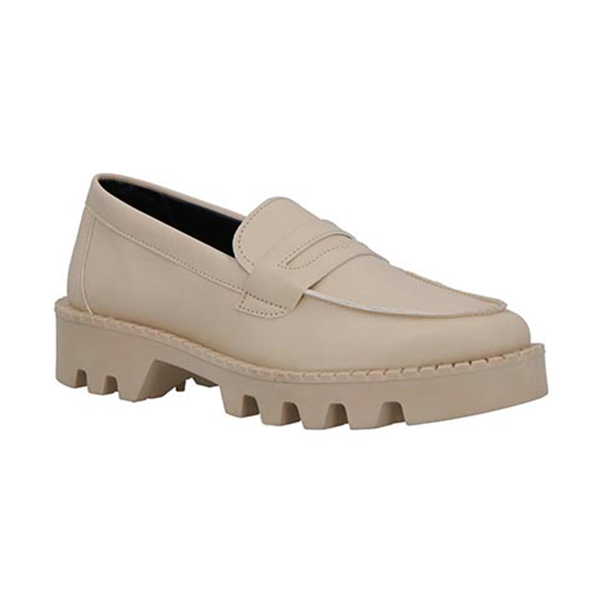 Oxfords Exterior Piel sintética Color Beige Para Mujer De RBCOLLECTION