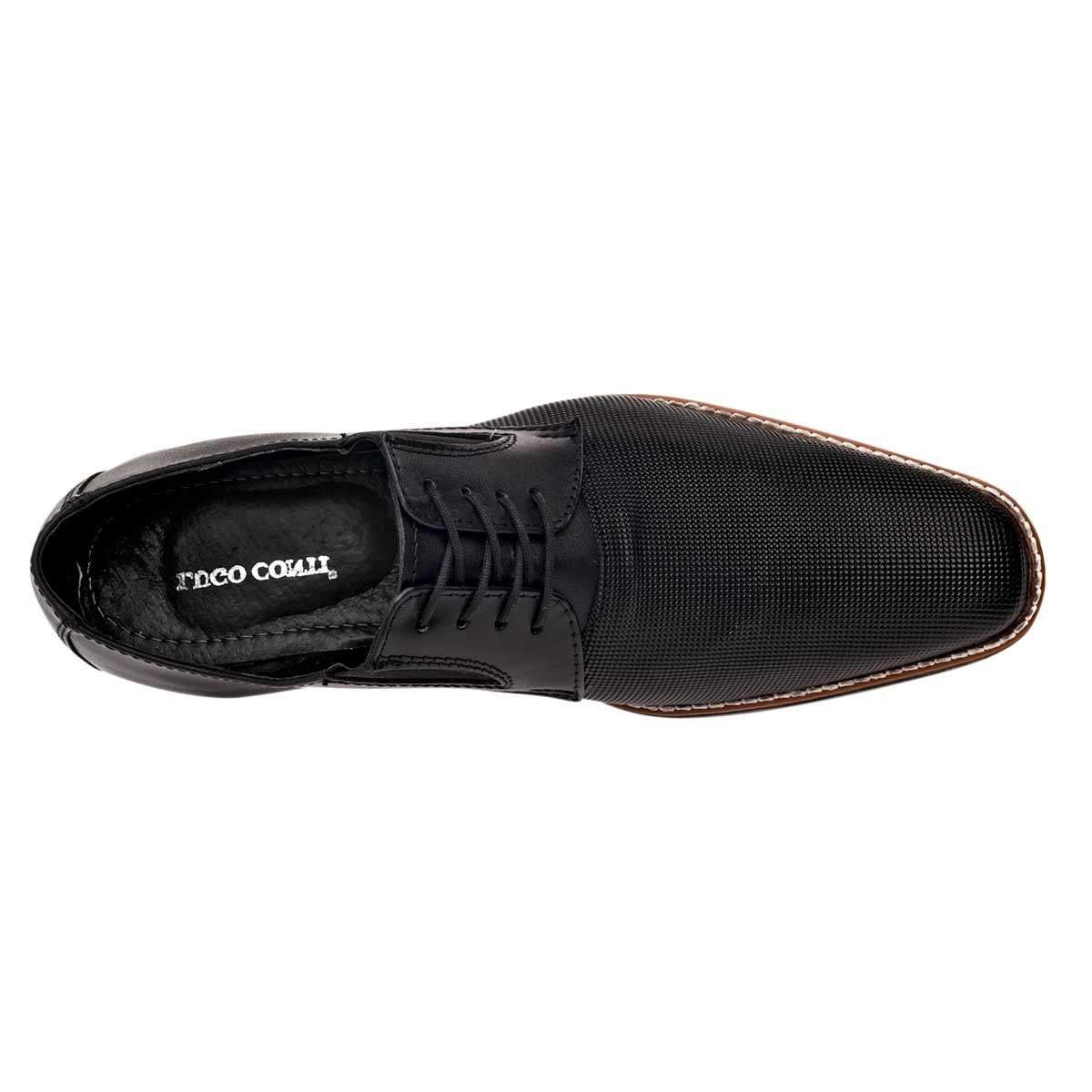 Zapatos de vestir Exterior Piel Color Negro Para Hombre De Lugo Conti