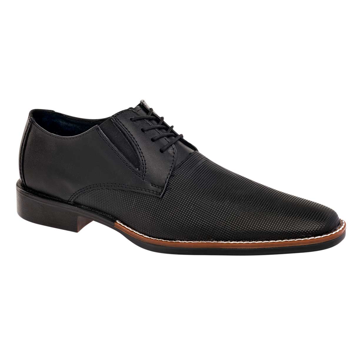 Zapatos de vestir Exterior Piel Color Negro Para Hombre De Lugo Conti