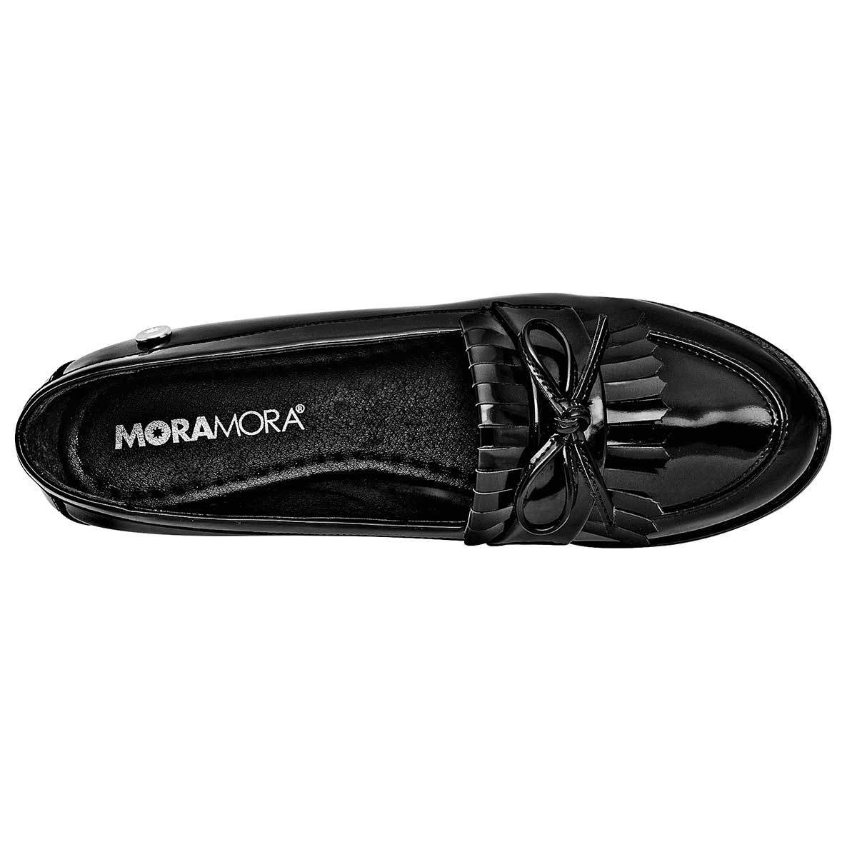 Mocasines Exterior Piel sintética Color Negro de Moramora