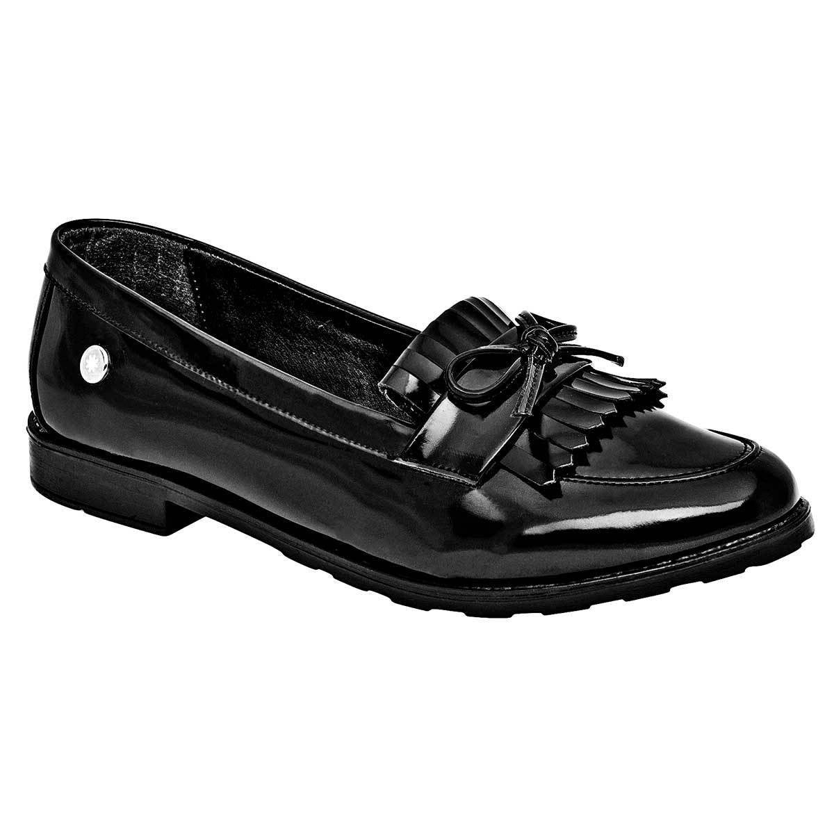 Loafers Exterior Piel sintetica Color Negro de Moramora