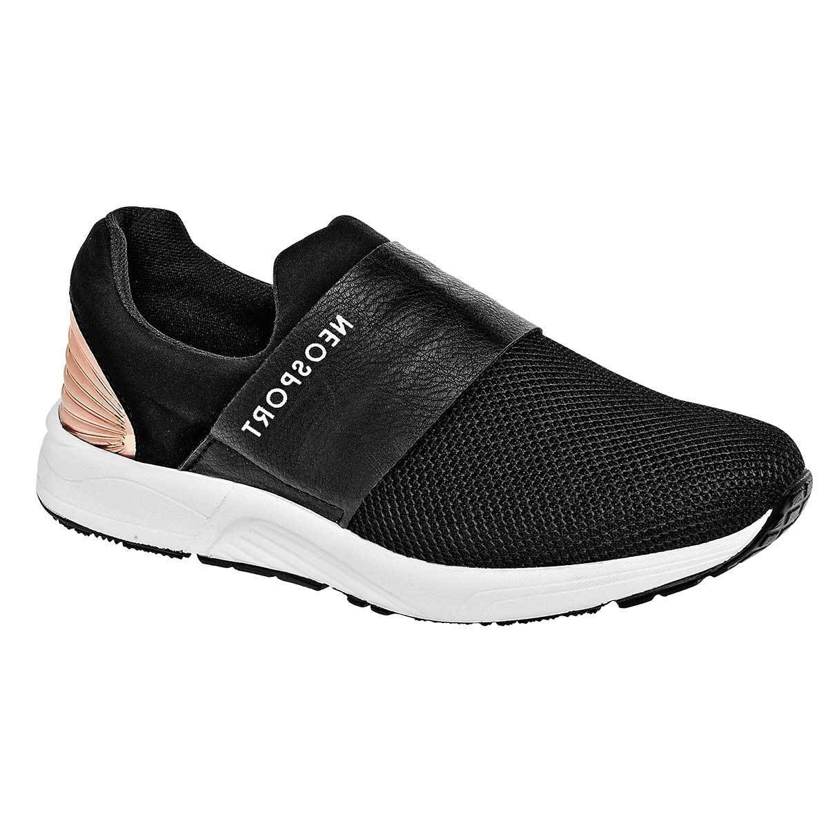 Sin cordones Exterior Piel sintetica Color Negro de Neosport